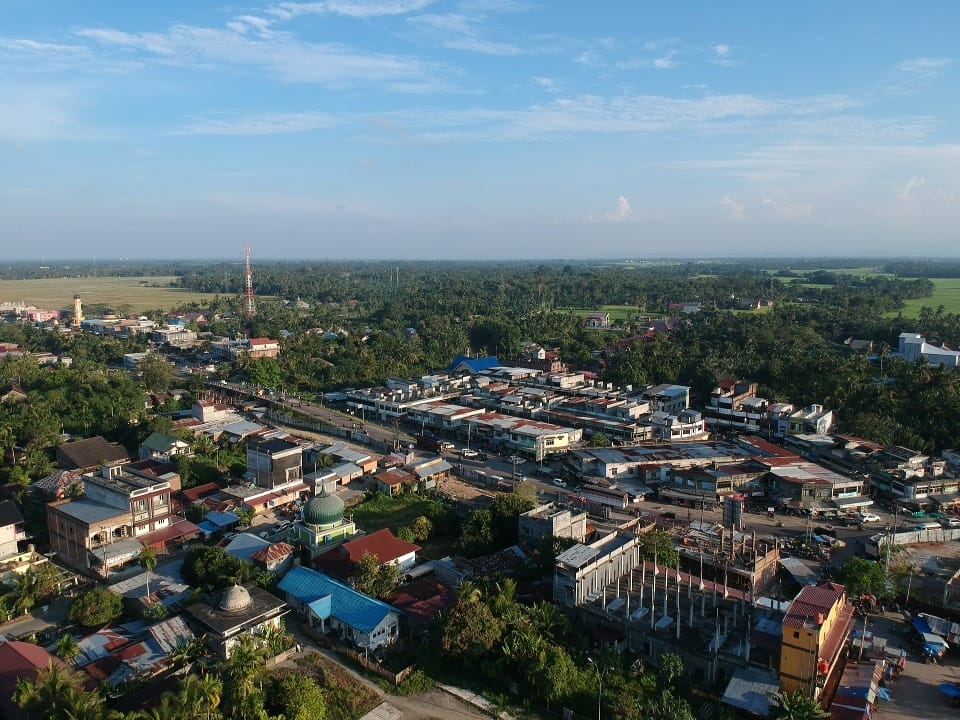 TAMPAK ATAS GAMPONG KEUDE GEUDONG